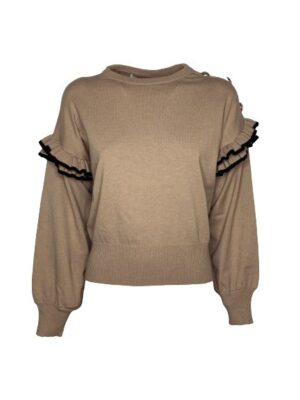 Girocollo+ruches e borchie