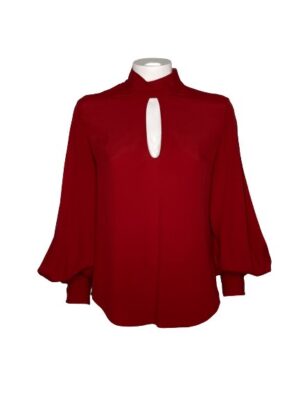 Blusa+scollo goccia