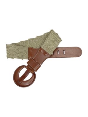 Cintura l elastico/cuoio