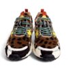 Sneakers suede pony animalier