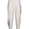 Pantalone jogging felpa+inserti costina