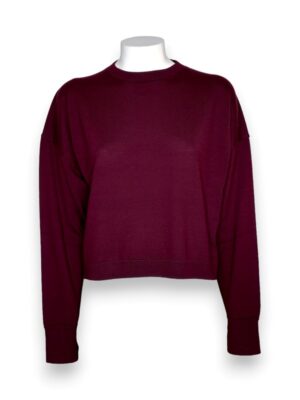 Girocollo boxy lana merino