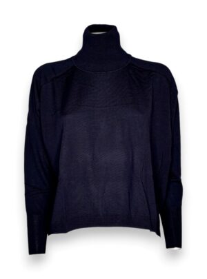 Dolcevita over manica lunga lana merino