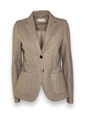 Giacca slim spigata felpa
