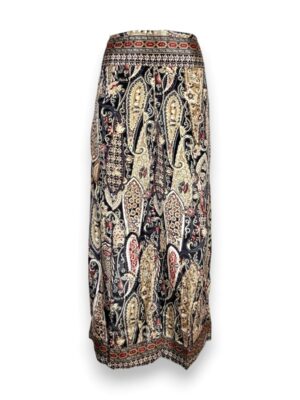 Pantalone palazzo seta fantasia