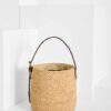Secchiello medio raphia intrecciata