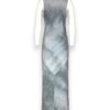 Abito lungo senza maniche viscosa tie-dye