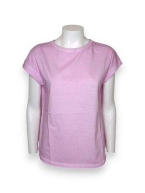 T-shirt sfumata manica aletta