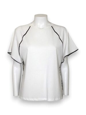 T-shirt viscosa stampa giapponese dietro