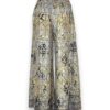 Pantalone palazzo seta fantasia