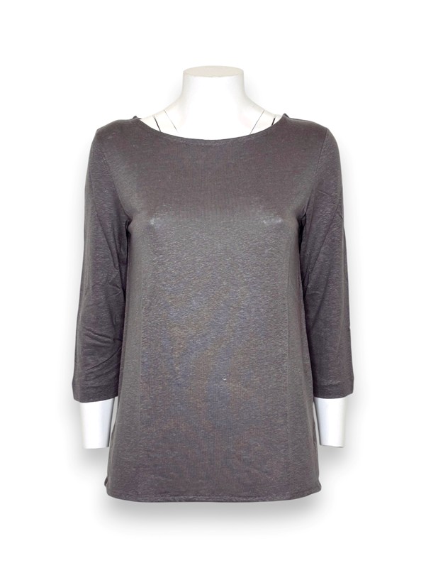 Barchetta manica 3/4 lino elastan