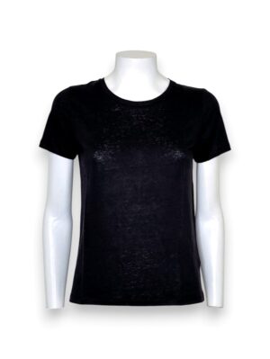 T-shirt mezza manica lino elastane