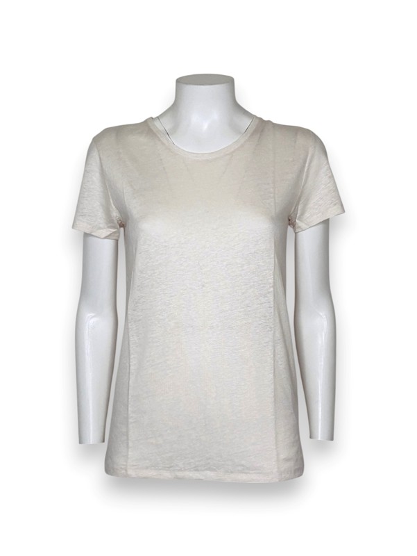 T-shirt mezza manica lino elastane