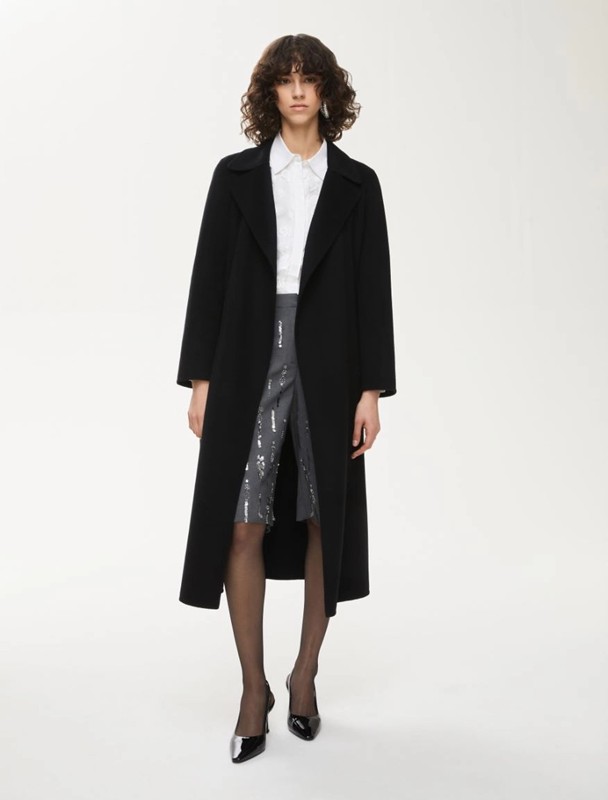 Cappotto doppio petto+cintura