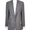 Giacca over frescolana gessata lurex
