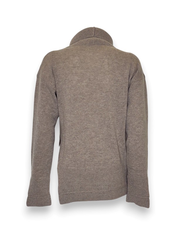 Dolcevita lana+spacco e pietre