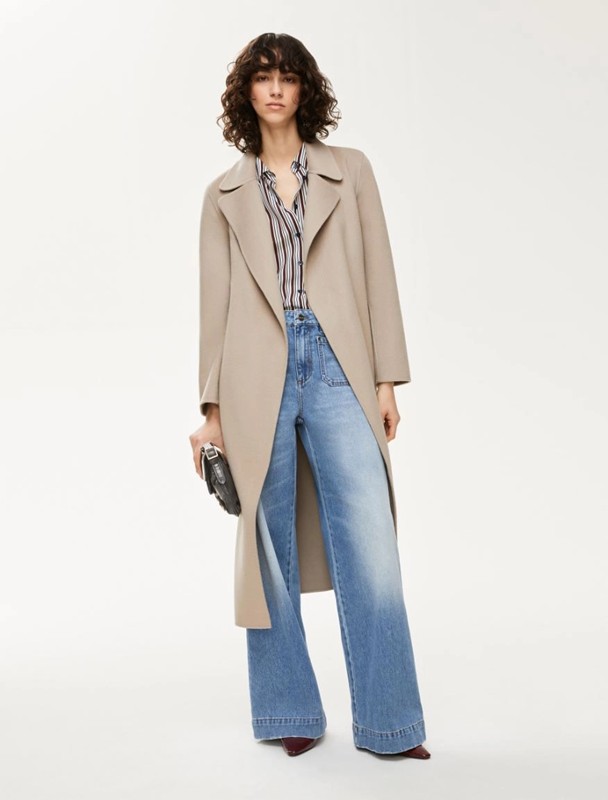 Cappotto doppio petto+cintura