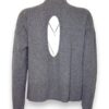 Lupetto cashmere+oblo schiena