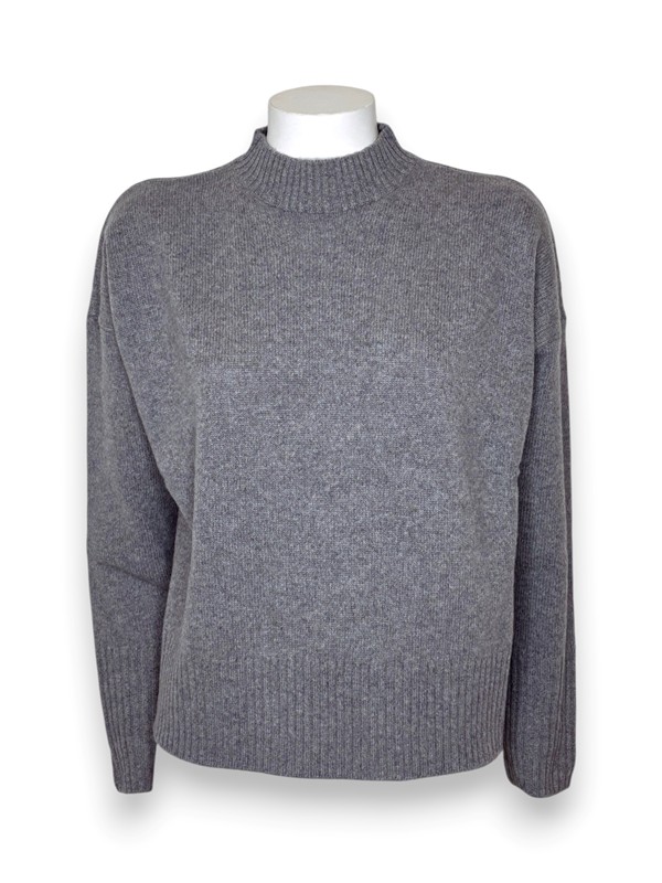 Lupetto cashmere+oblo schiena