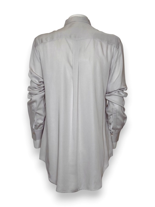 Camicia manica lunga collo piccolo viscosa