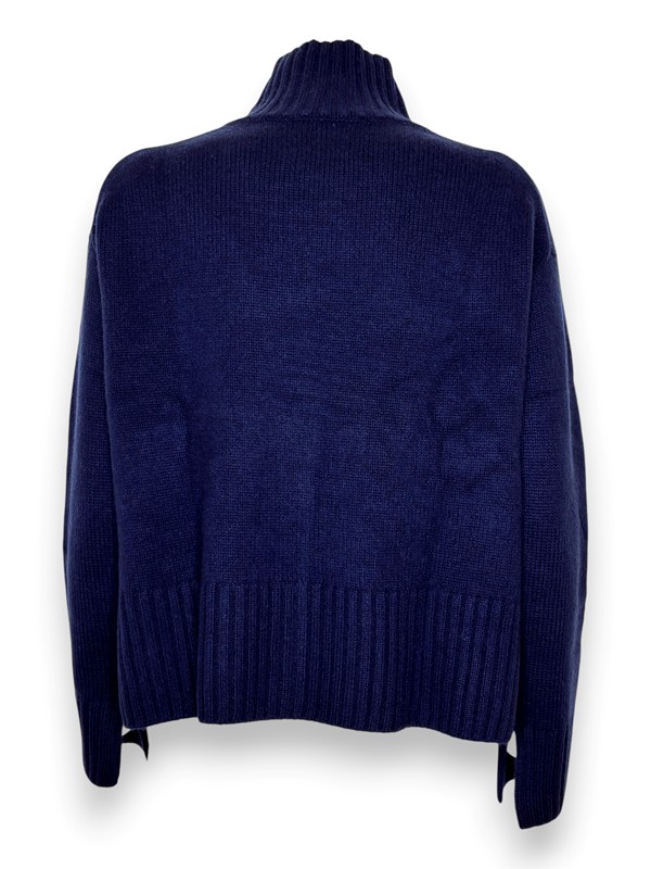 Maglia collo vulcano cashmere