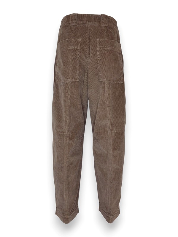 Pantalone cargo velluto a coste