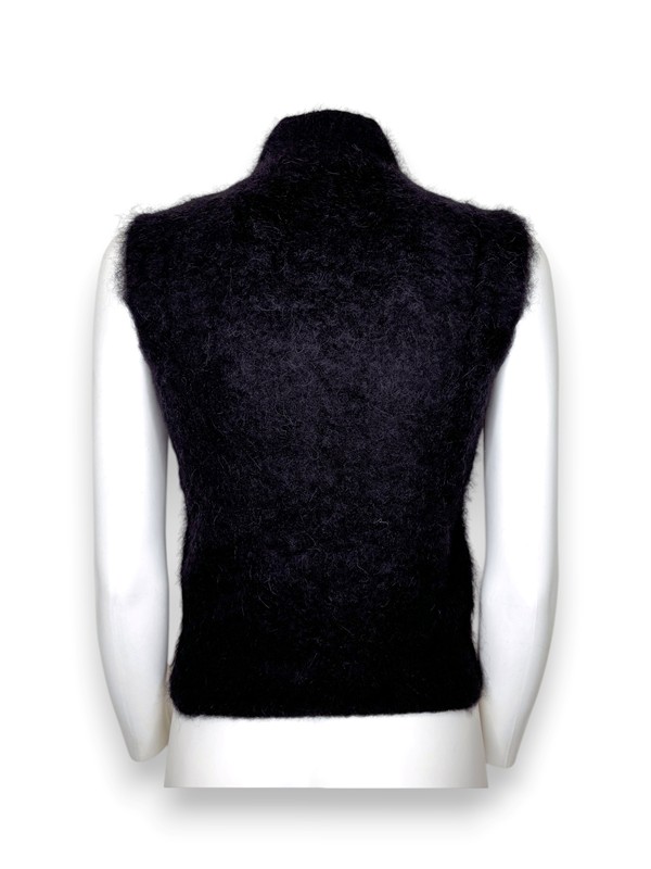 Gilet lupetto alpaca strech