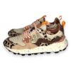 Sneakers suede nylon stampa animalier