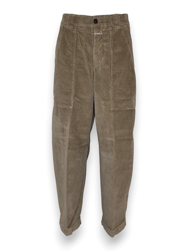 Pantalone cargo velluto a coste