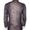 Dolcevita animalier manica lunga cotone cashmere