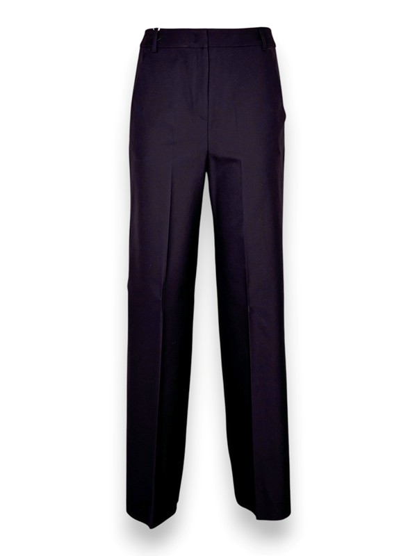 Pantalone wide leg twill strech