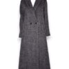 Cappotto lungo doppio petto spigato