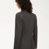 Blazer 1 bottone gessata spigata