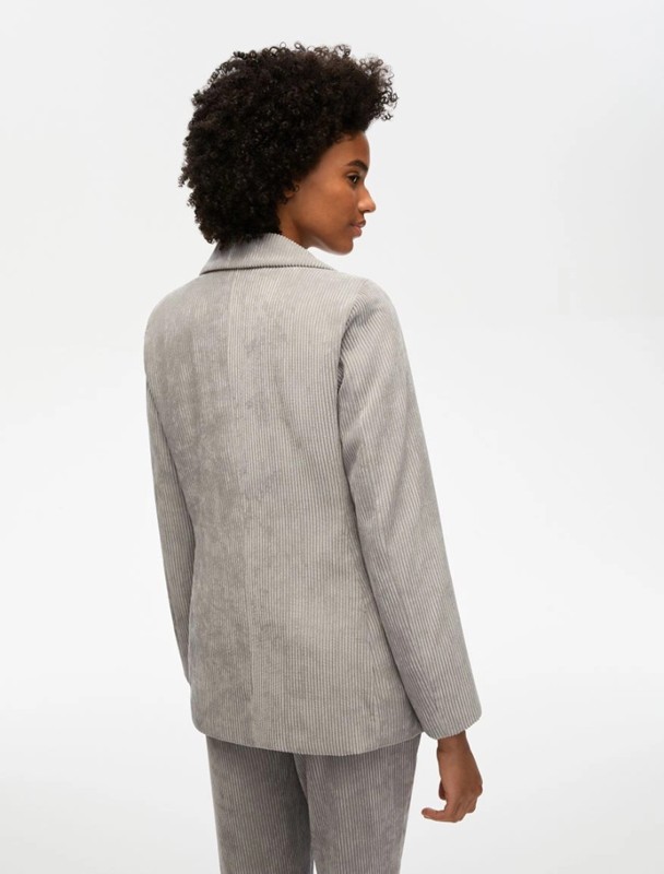 Blazer doppio petto velluto a coste