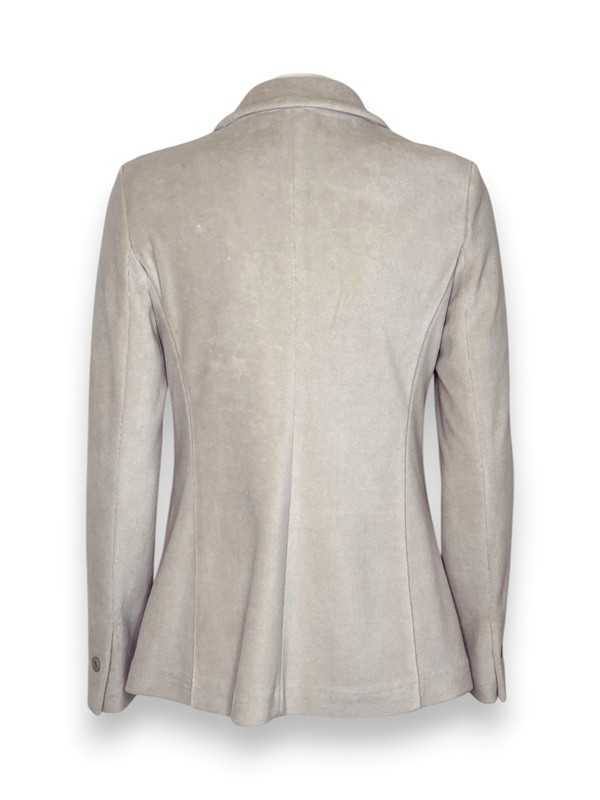 Giacca mono petto velluto liscio