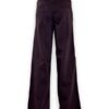 Pantalone wide leg 5 tasche cotone strech