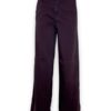 Pantalone wide leg 5 tasche cotone strech