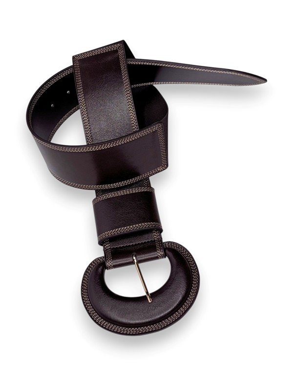 Cintura l pelle/elastico fibia foderata