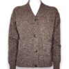 Cardigan melange lana merino