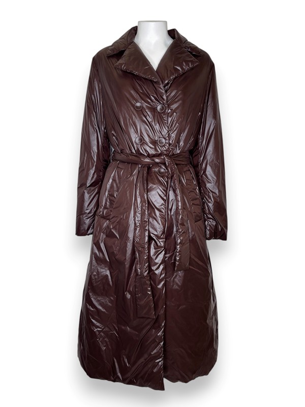 Cappotto lungo+cintura ecopiuma