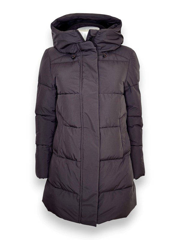 Ecopiumino artic lungo con cappuccio fisso