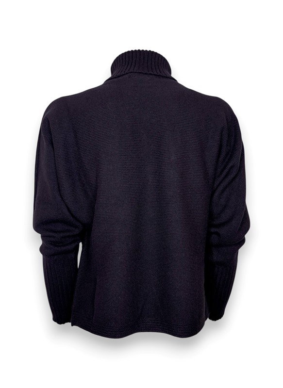 Dolcevita maniche pipistrello lana cashmere