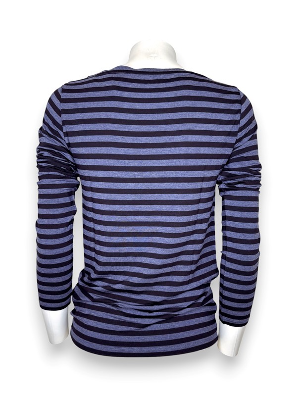 Barchetta manica lunga rigata viscosa