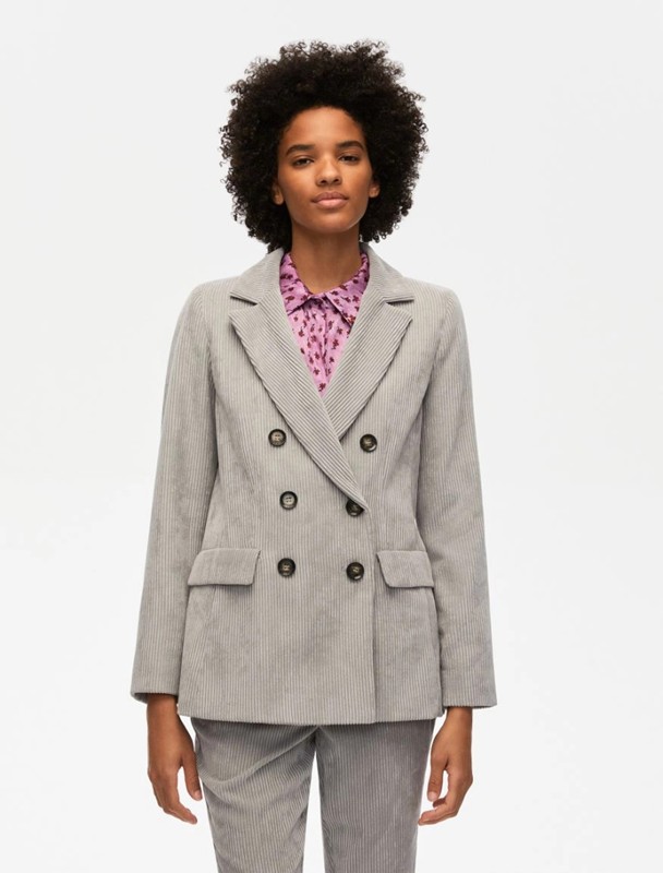 Blazer doppio petto velluto a coste