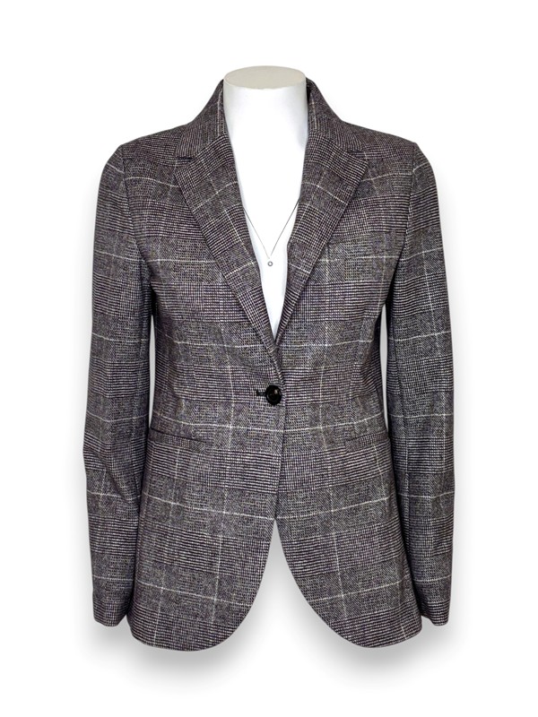 Giacca monopetto slim galles