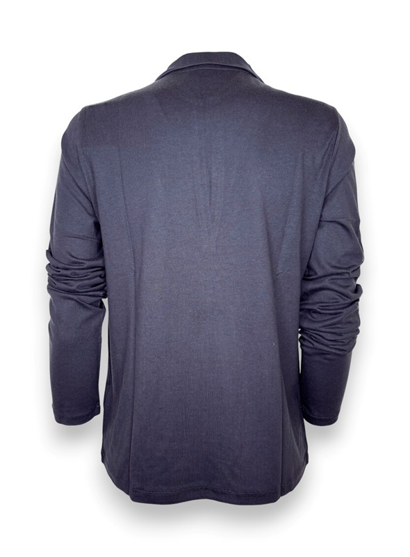 Polo manica lunga lyocel cotone