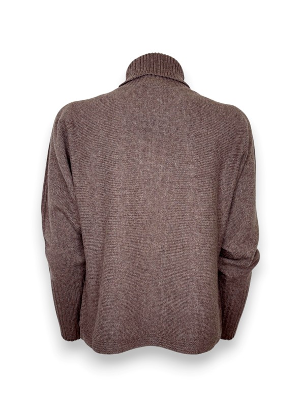 Dolcevita maniche pipistrello lana cashmere