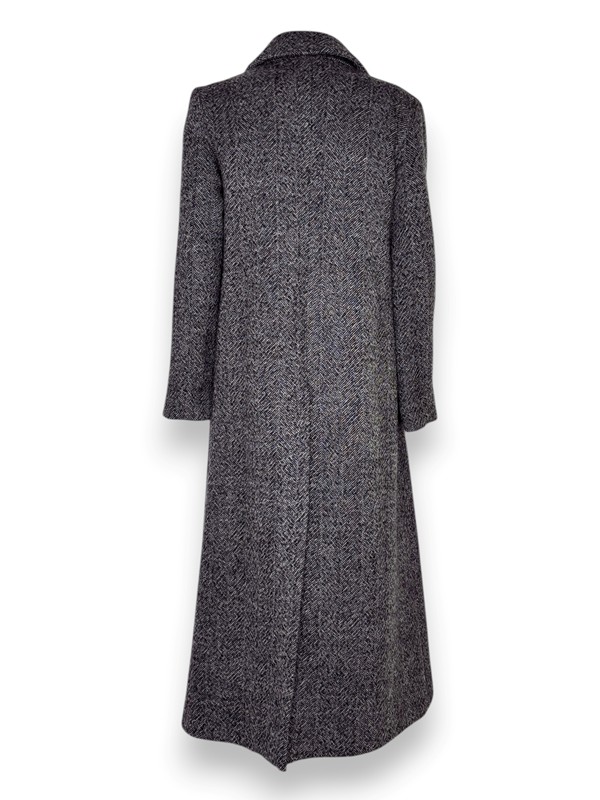Cappotto lungo doppio petto spigato