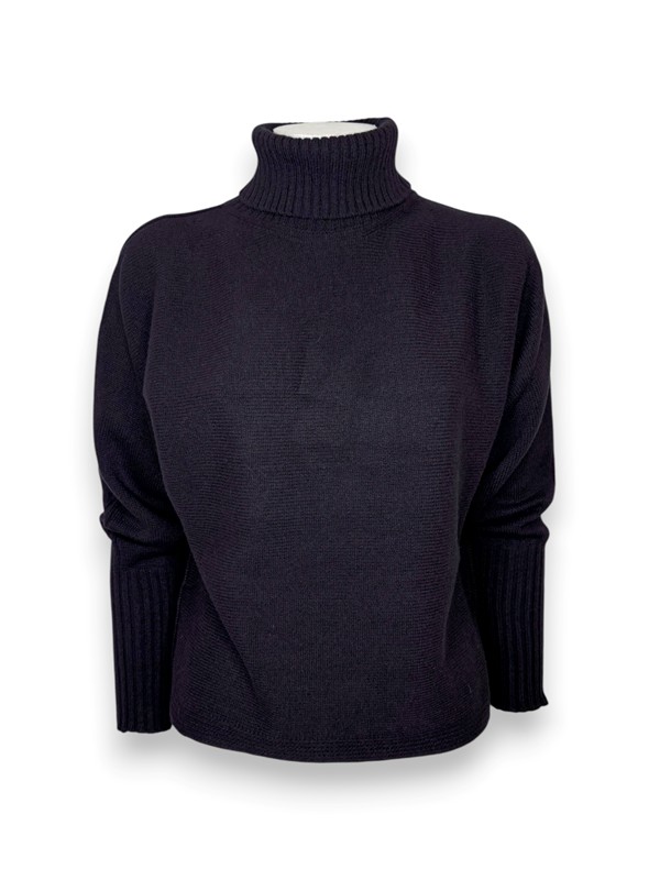 Dolcevita maniche pipistrello lana cashmere