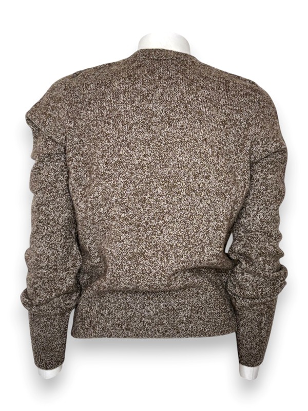 Girocollo melange lana merino